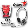 Auricular vincha c/microfono rebatible Genius HS-200C