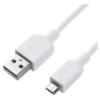 Cable USB a MicroUSB 1.8 Mtrs BLANCO Noganet USBM01