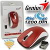 Mouse Genius Inalambrico BlueEYE White/Red NX-7010-WT-RD