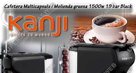 Cafetera Multicapsula HomeBlack kanji